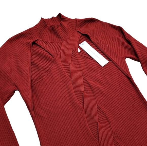 Jonathan Simkhai Keegan Top Garnet Large NWT - Picture 7 of 10